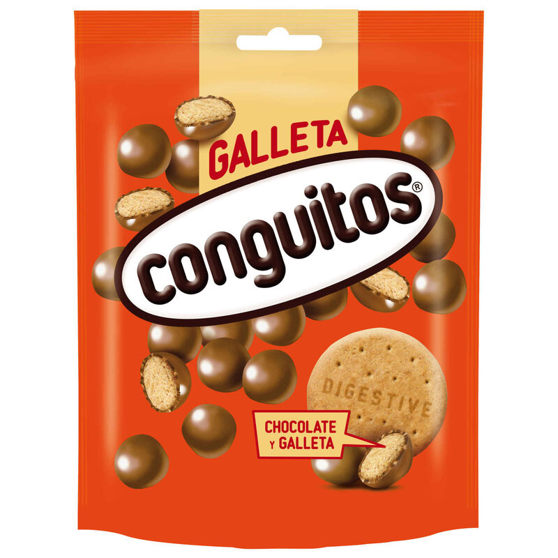Drageias Chocolate de Leite e Bolacha Conguitos