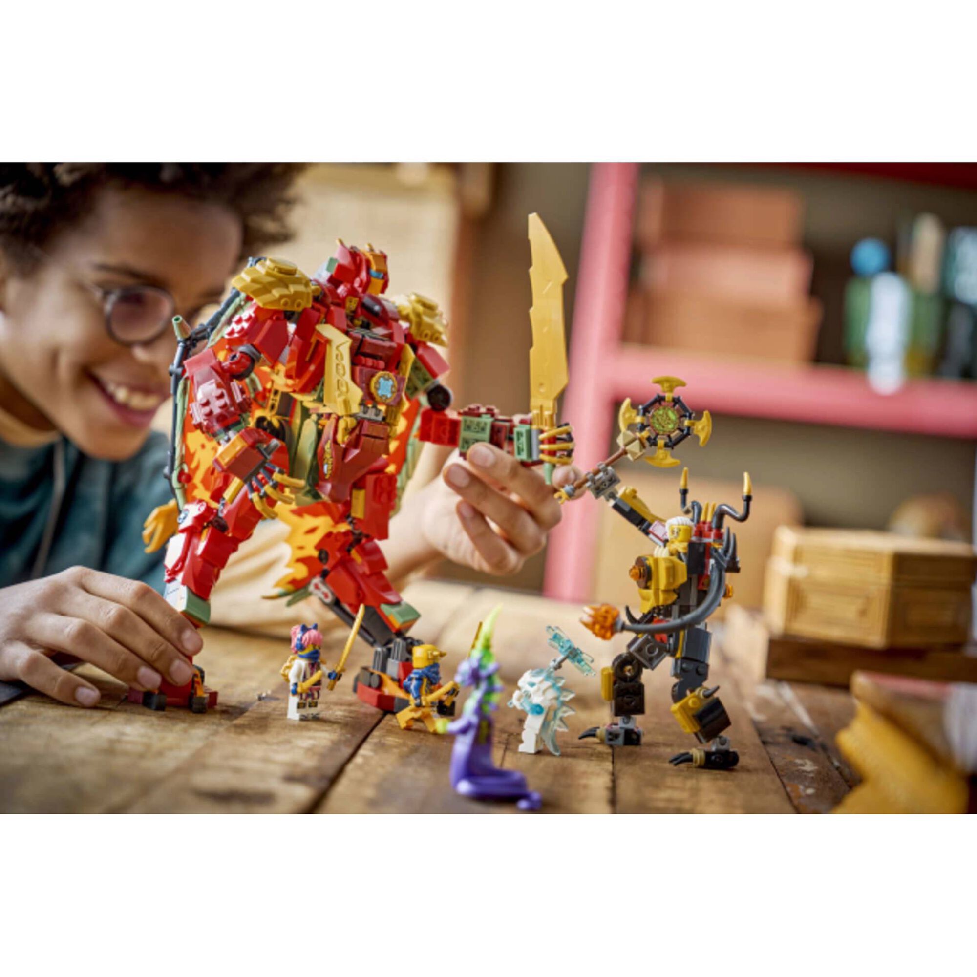 LEGO Ninjago - Rob&ocirc; Drag&atilde;o Transformador da Wyldfyre - 71868