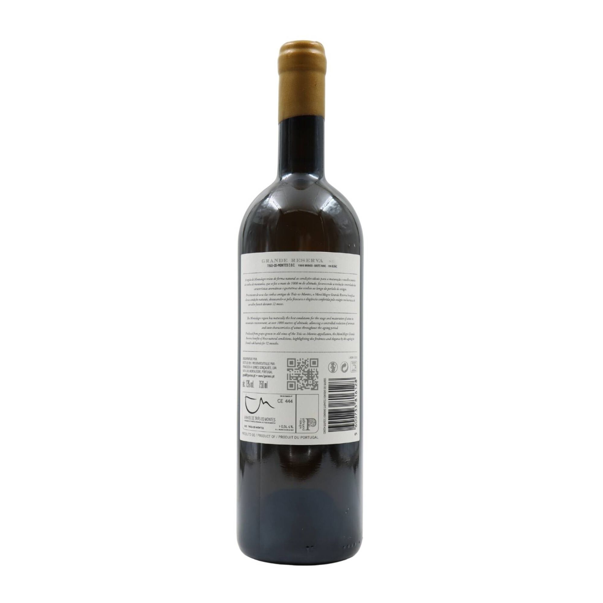 Mont'Alegre Grande Reserva Tr&aacute;s Os Montes Vinho Branco