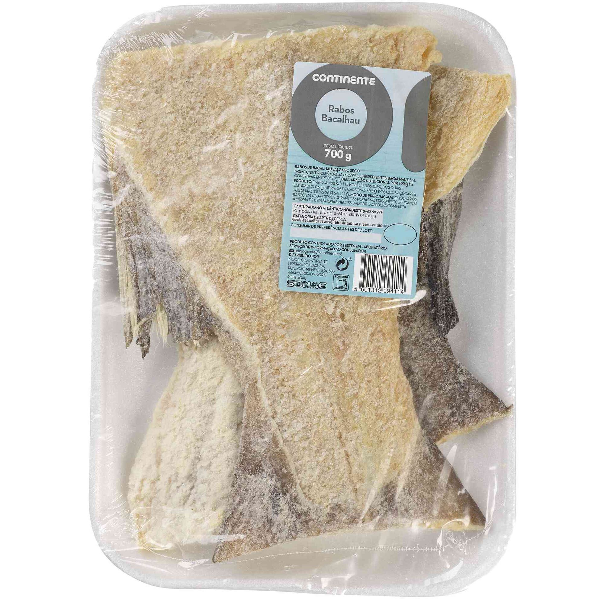 Rabos de Bacalhau Seco