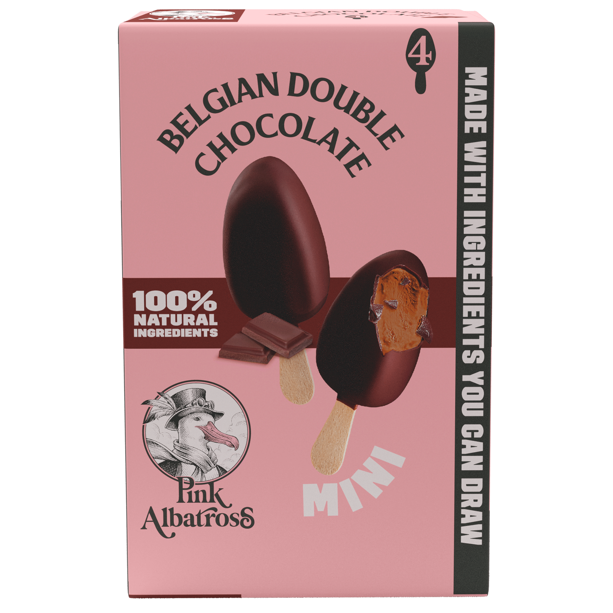Gelado Mini Double Chocolate Belga