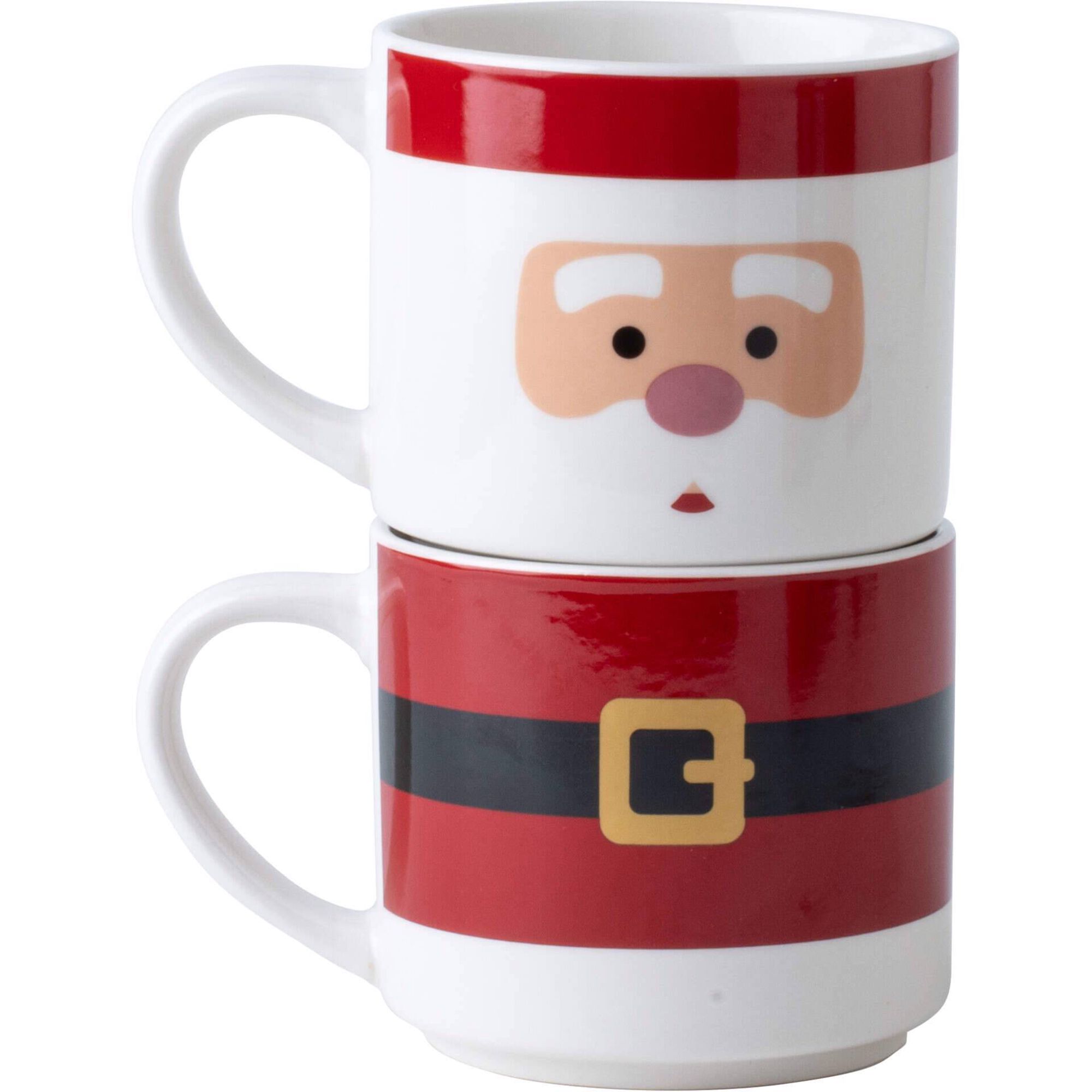 Conjunto 2 Ch&aacute;venas 470ml Pai Natal Kasa