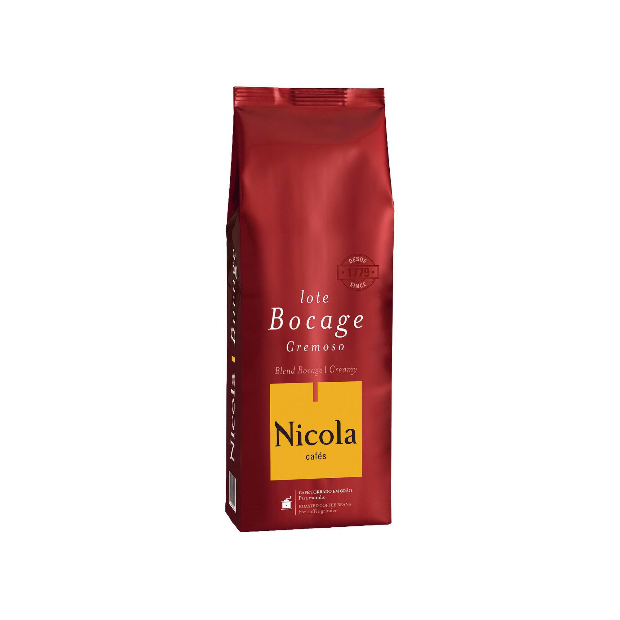 Caf&eacute; em Gr&atilde;o Torrado Lote Bocage Cremoso Nicola