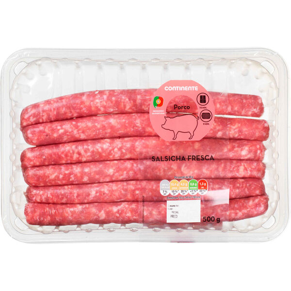 Salsichas Frescas de Porco Continente