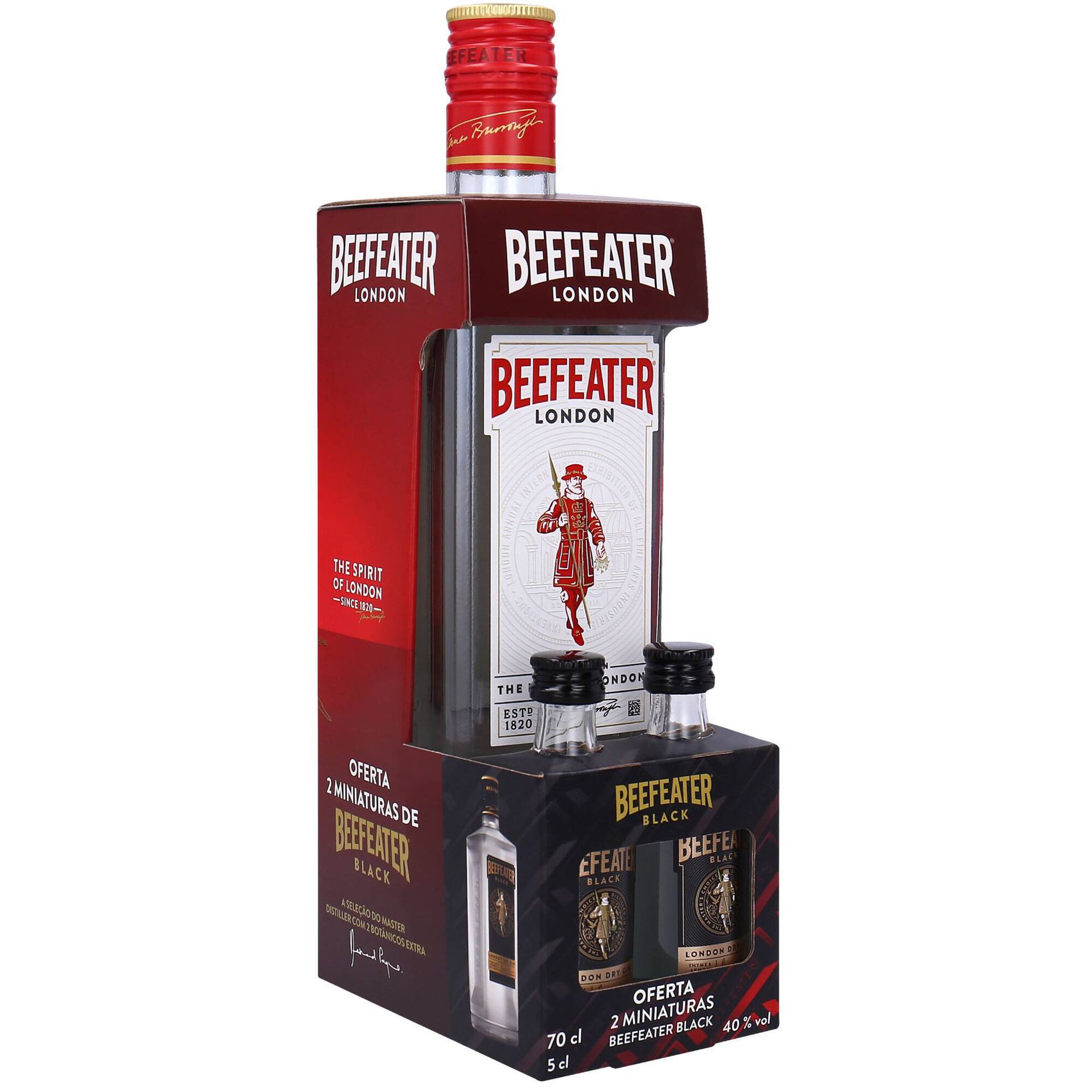 Gin Beefeater com Oferta Mini Black Gin Beefeater com Oferta Mini Black