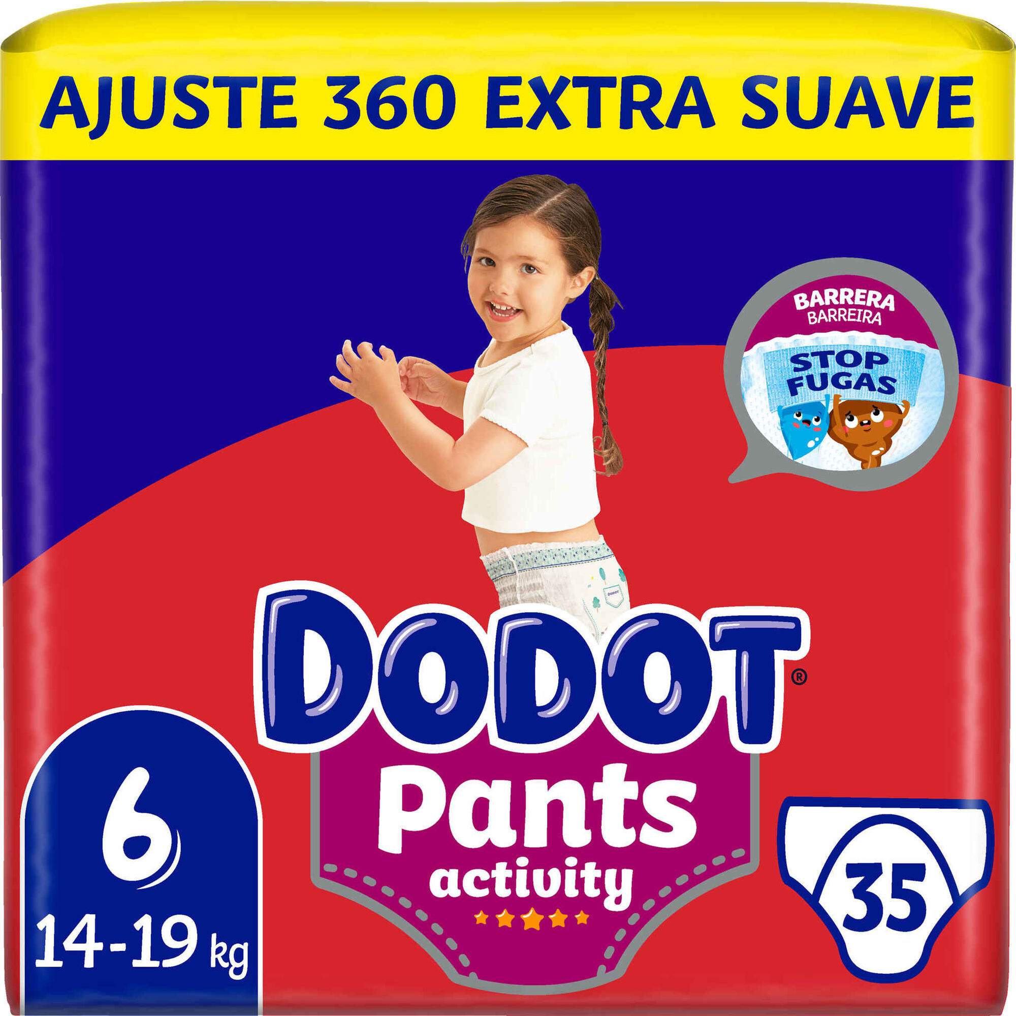 Fraldas Pants Activity Extra 14-19kg T6