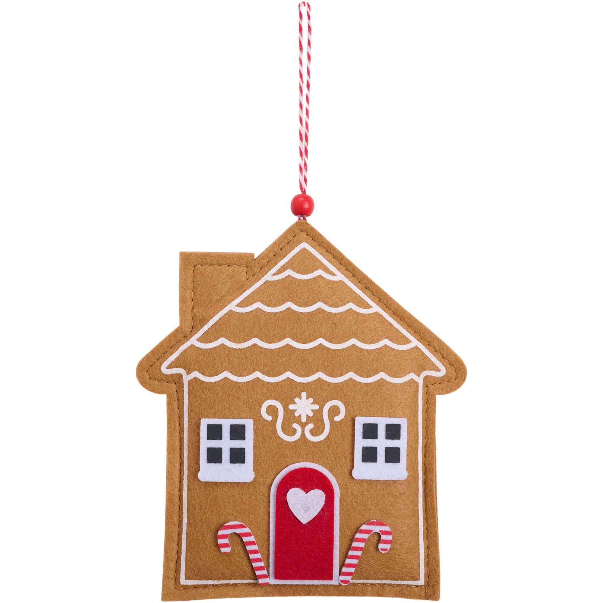 Ornamento Casinha Ginger Tecido