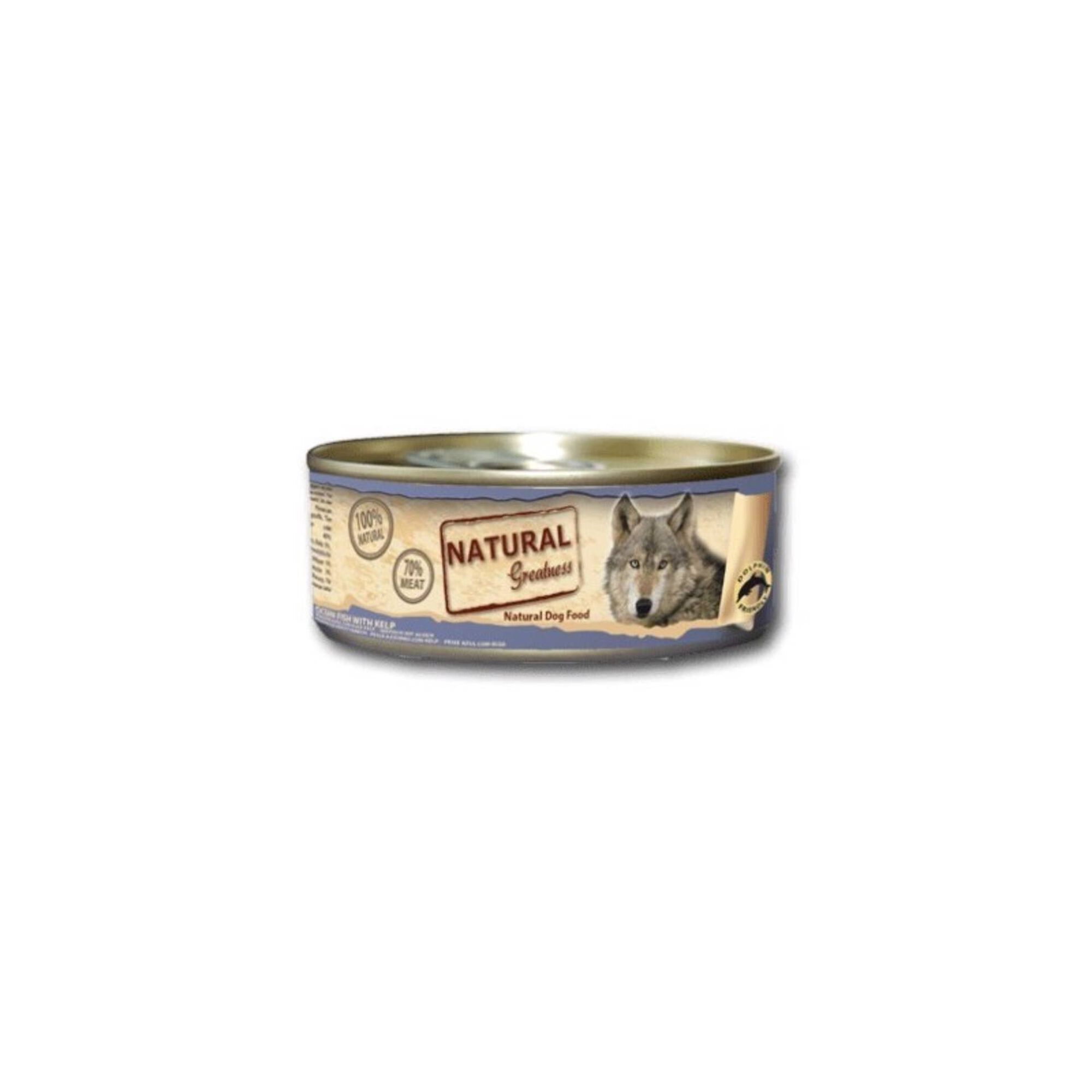 Comida H&uacute;mida para C&atilde;o Adulto Peixe do Oceano Natural Greatness