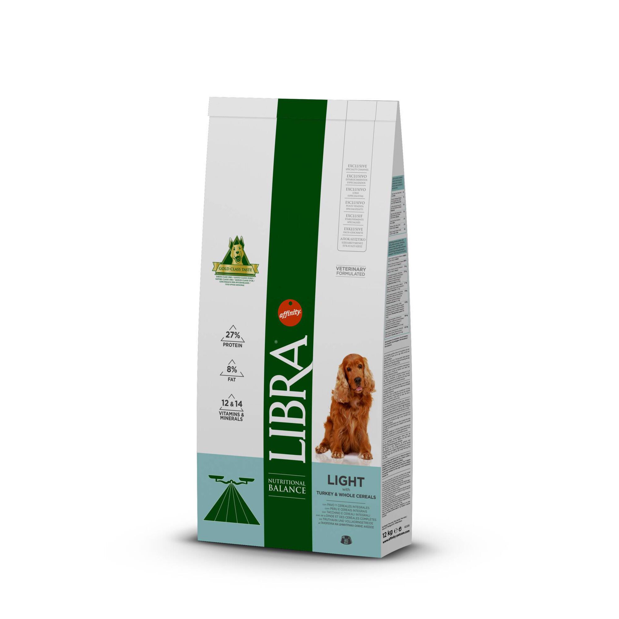 Ração para Cão Adulto Light Peru e Cereais Integrais Ração para Cão Adulto Light Peru e Cereais Integrais