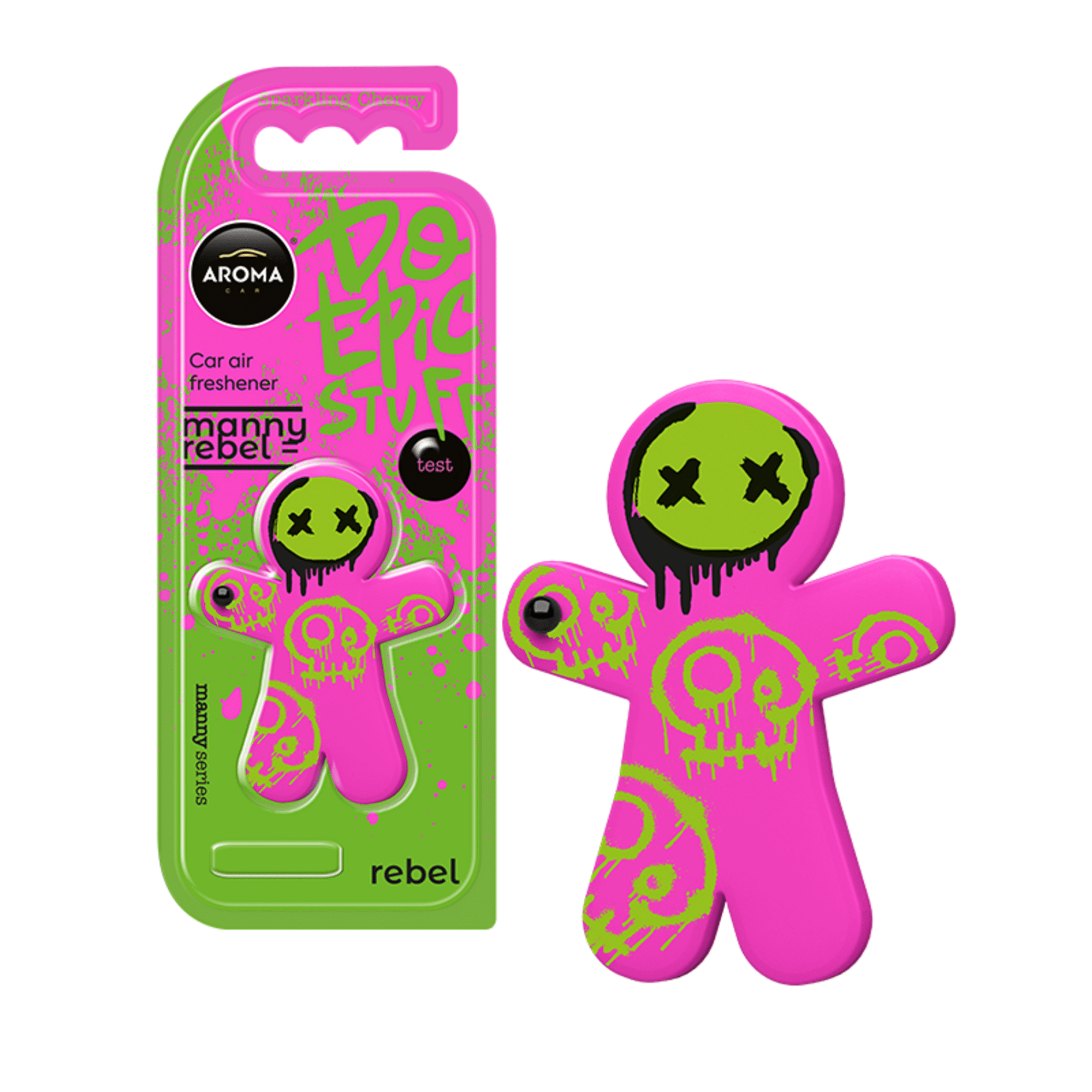Ambientador Auto Encaixar Manny Rebel Sparkling Cherry Ambientador Auto Encaixar Manny Rebel Sparkling Cherry
