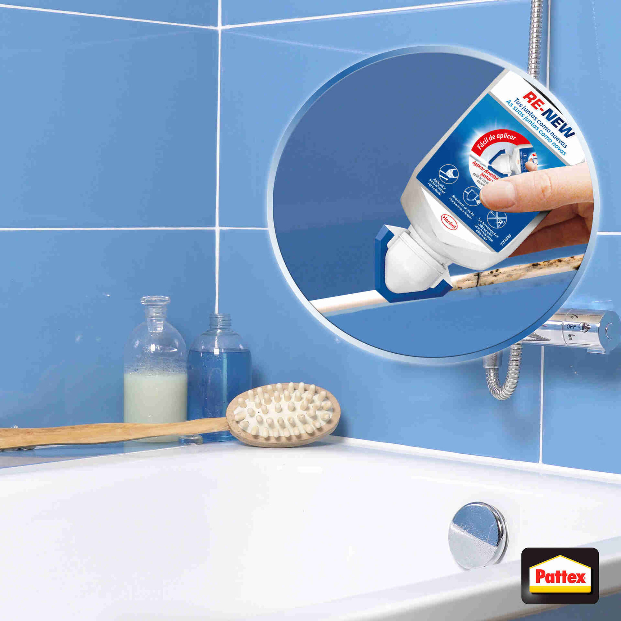 Silicone Banho Renovador de Juntas Branco