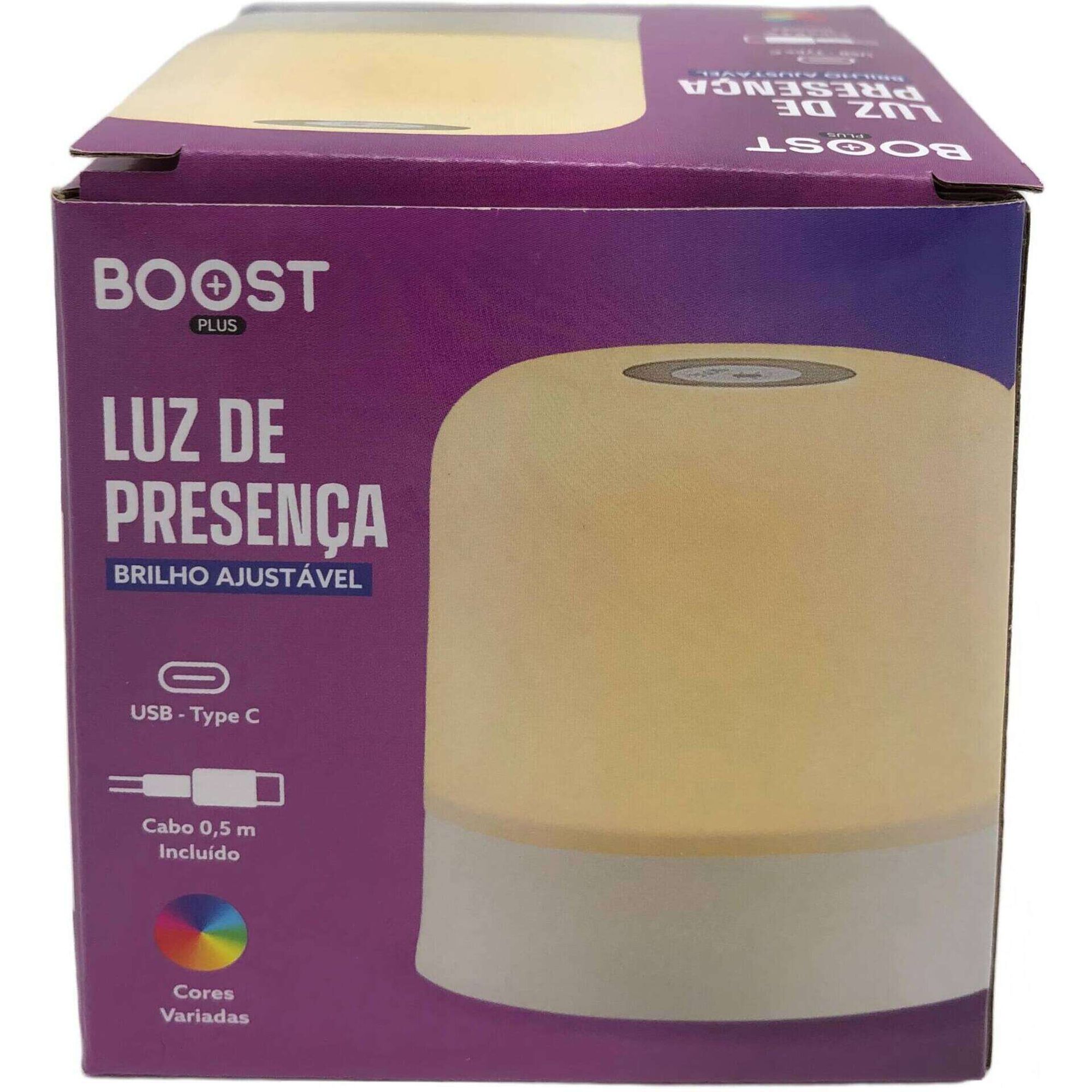 Luz de Presen&ccedil;a Brilho Ajust&aacute;vel Branca Boost