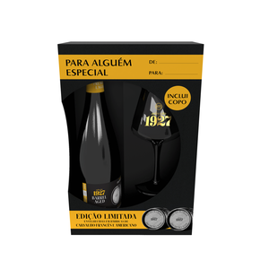 Cerveja com Álcool Selecção 1927 Premium Lager Barrel Aged com Copo Super Bock 1927