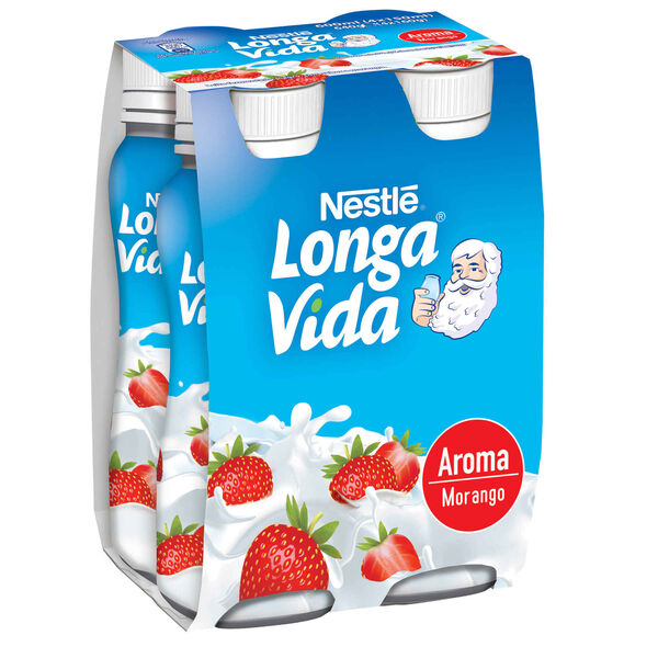 Iogurte Líquido Morango Longa Vida