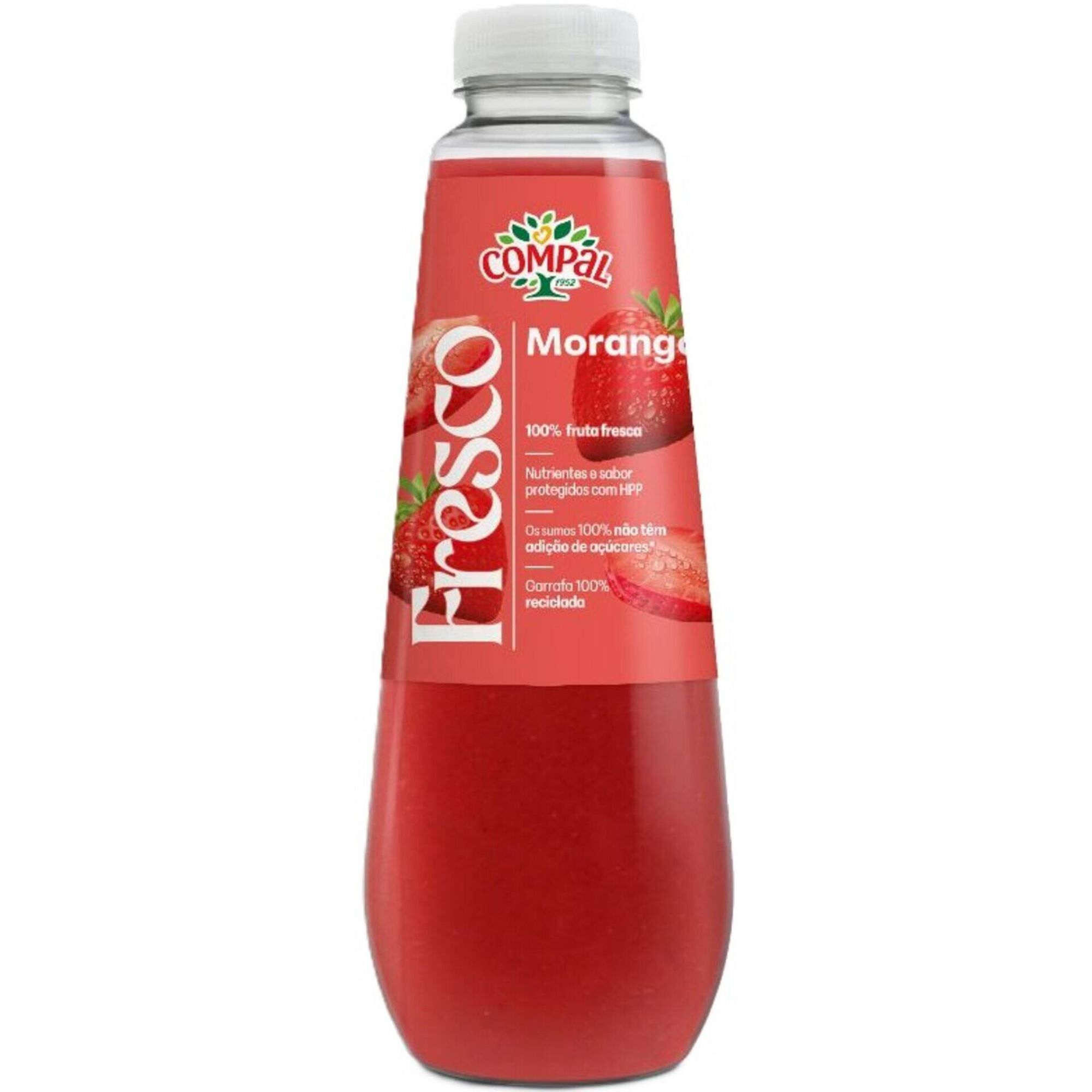 Sumo 100% Fruta Morango Compal Fresco
