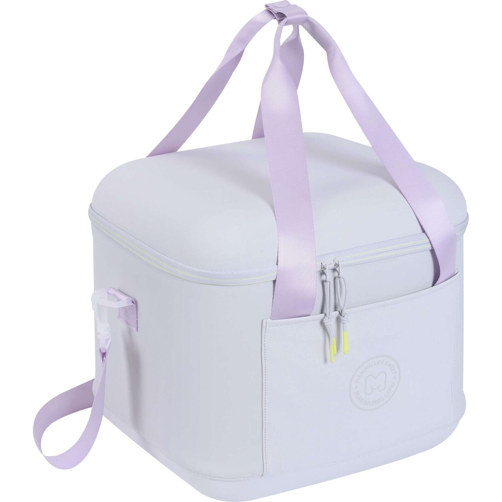 Mala T&eacute;rmica Semi R&iacute;gida Cinza Marshmallow