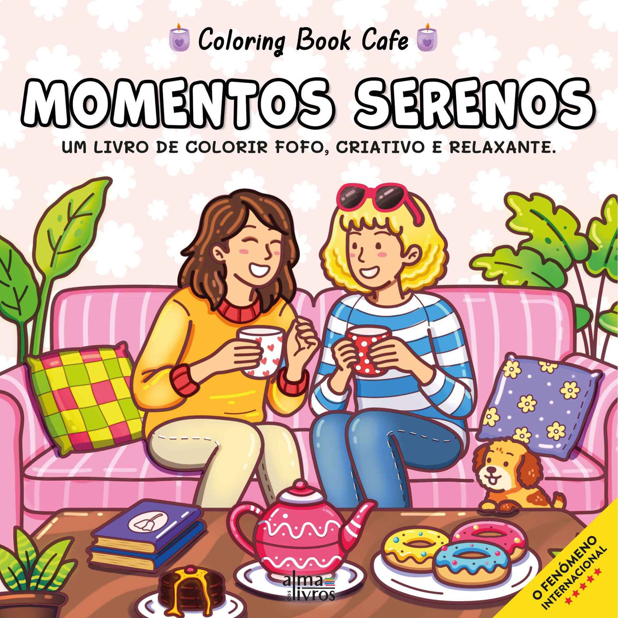 Momentos Serenos - Livro de Colorir de Coloring Book Cafe