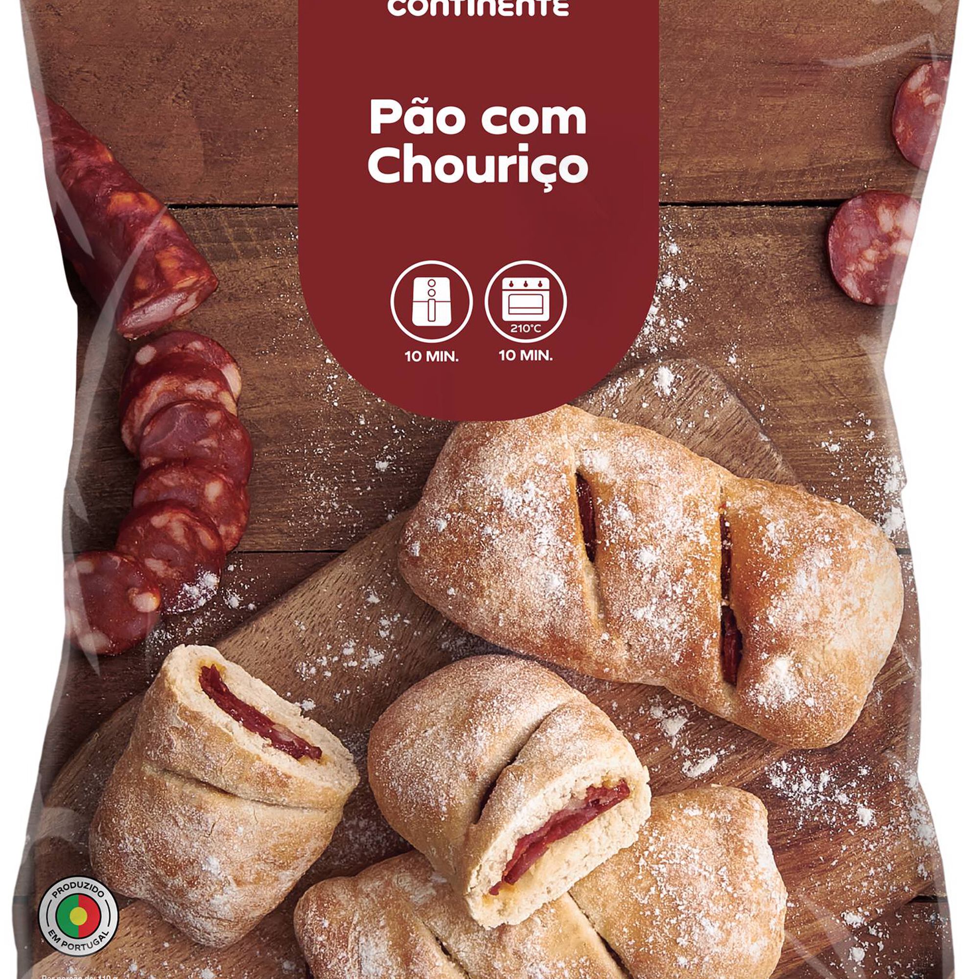Mini P&atilde;es com Chouri&ccedil;o Continente
