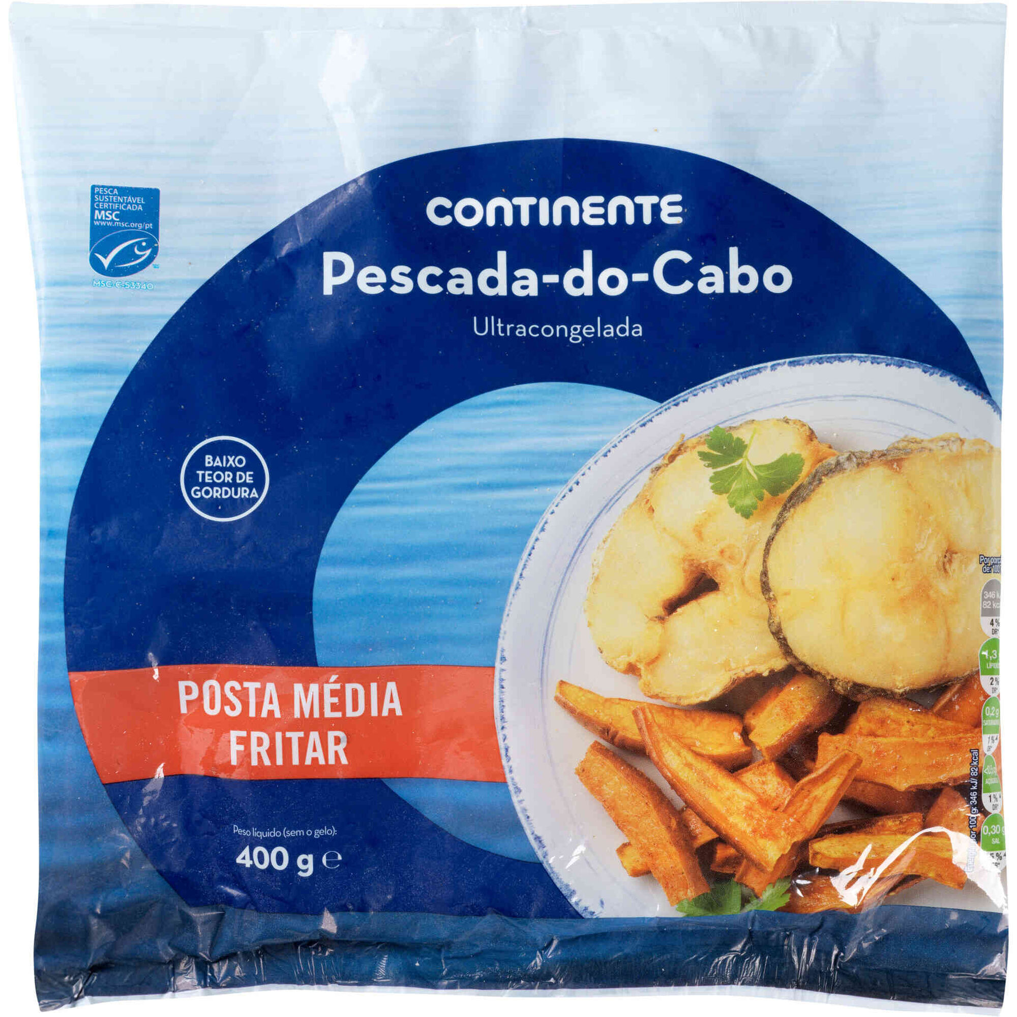 Pescada Média do Cabo MSC para Fritar Ultracongelada Pescada Média do Cabo MSC para Fritar Ultracongelada