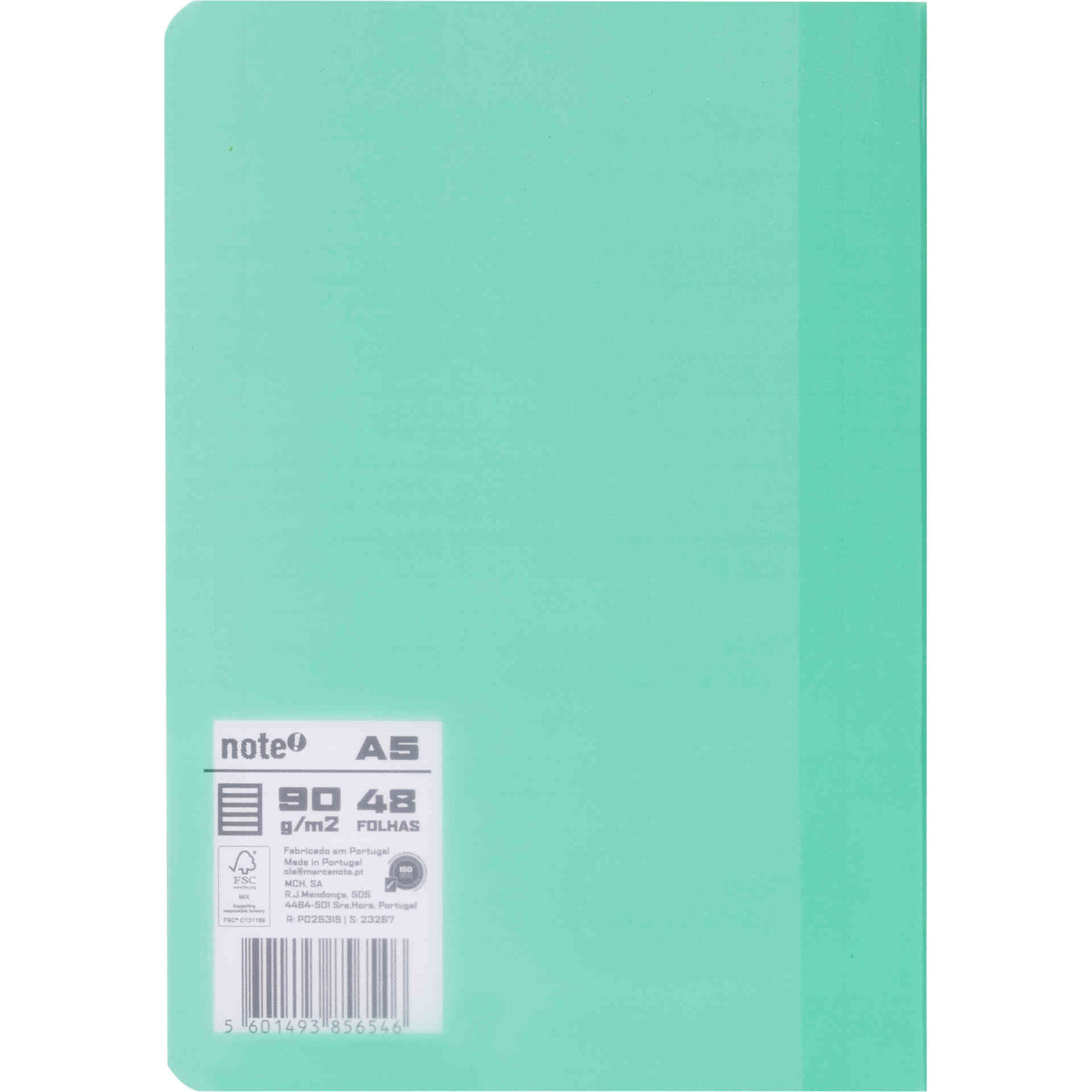 Caderno Agrafado Pautado A5 Flex (v&aacute;rias cores) Note!