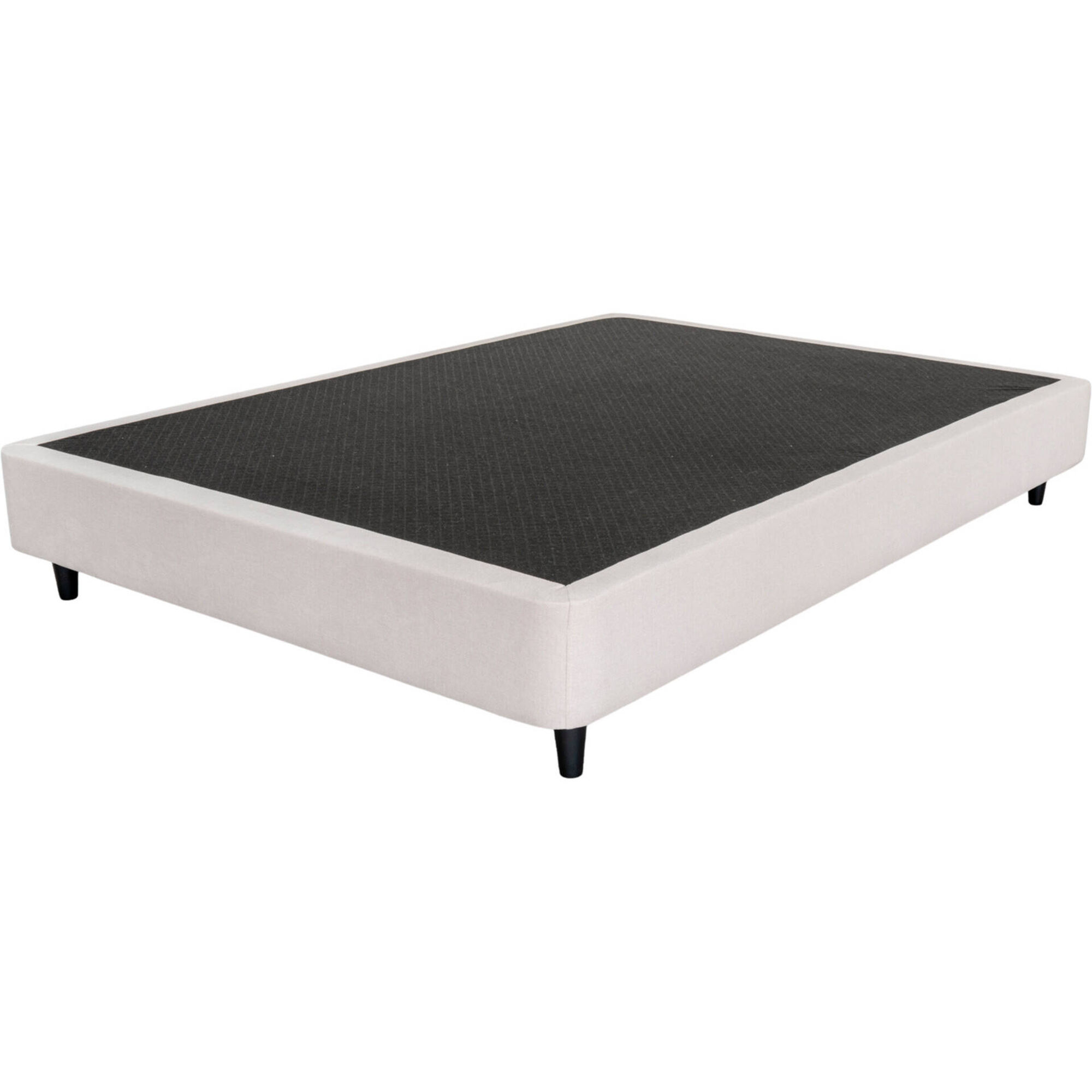 Sommier Nara White P&eacute;s Retangulares Pretos Dreamura