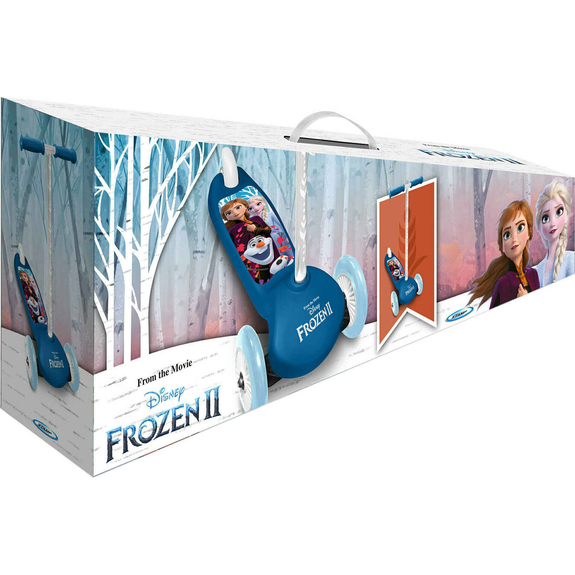 Trotinete de Crian&ccedil;a 3 Rodas Azul Frozen