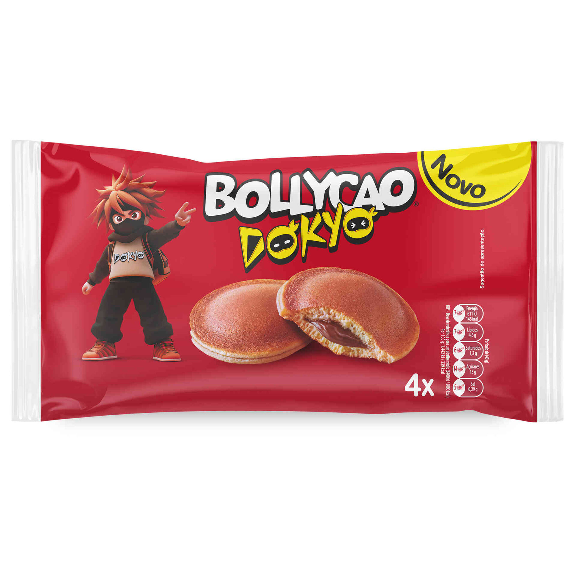 Bolo com Recheio de Chocolate Dokyo