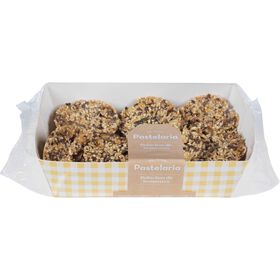 Bolachas de Sementes de linhaça, Sésamo e Abóbora Bolachas de Sementes de linhaça, Sésamo e Abóbora