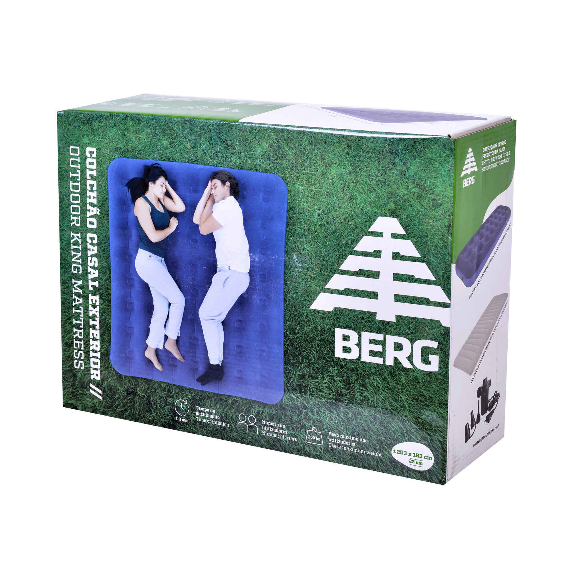 Colch&atilde;o Insufl&aacute;vel Casal Berg