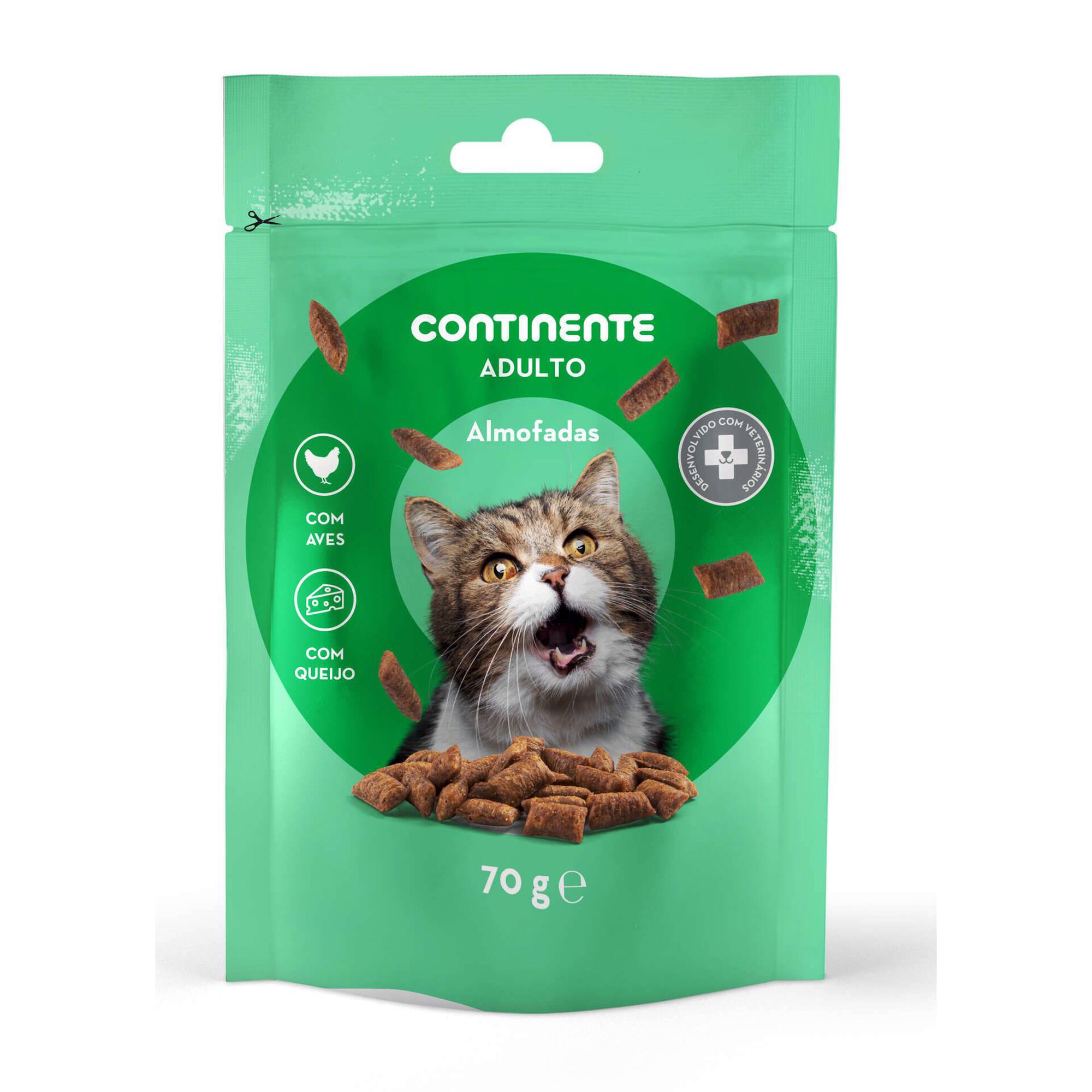 Snack para Gato Almofadas Queijo
