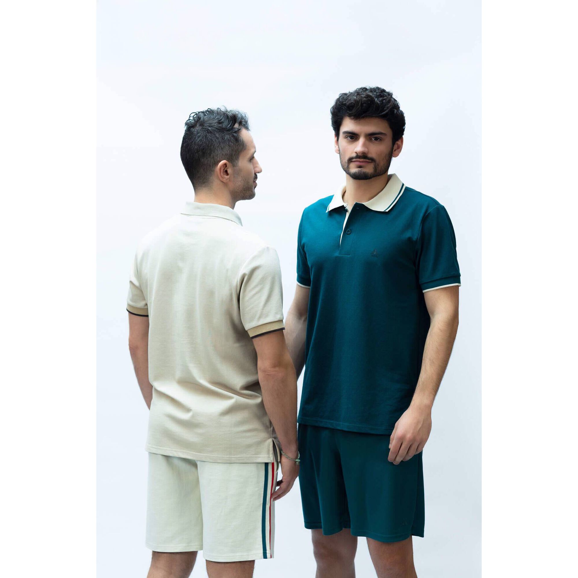 Polo Homem Bege Berg