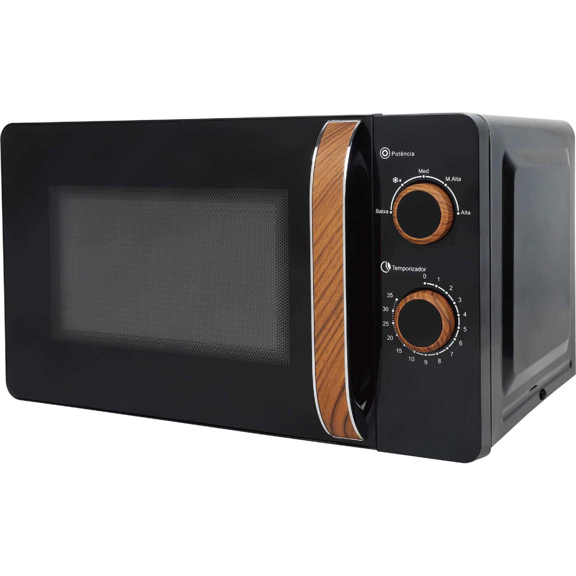 Microondas Preto 20L 700W Bazar&atilde;o