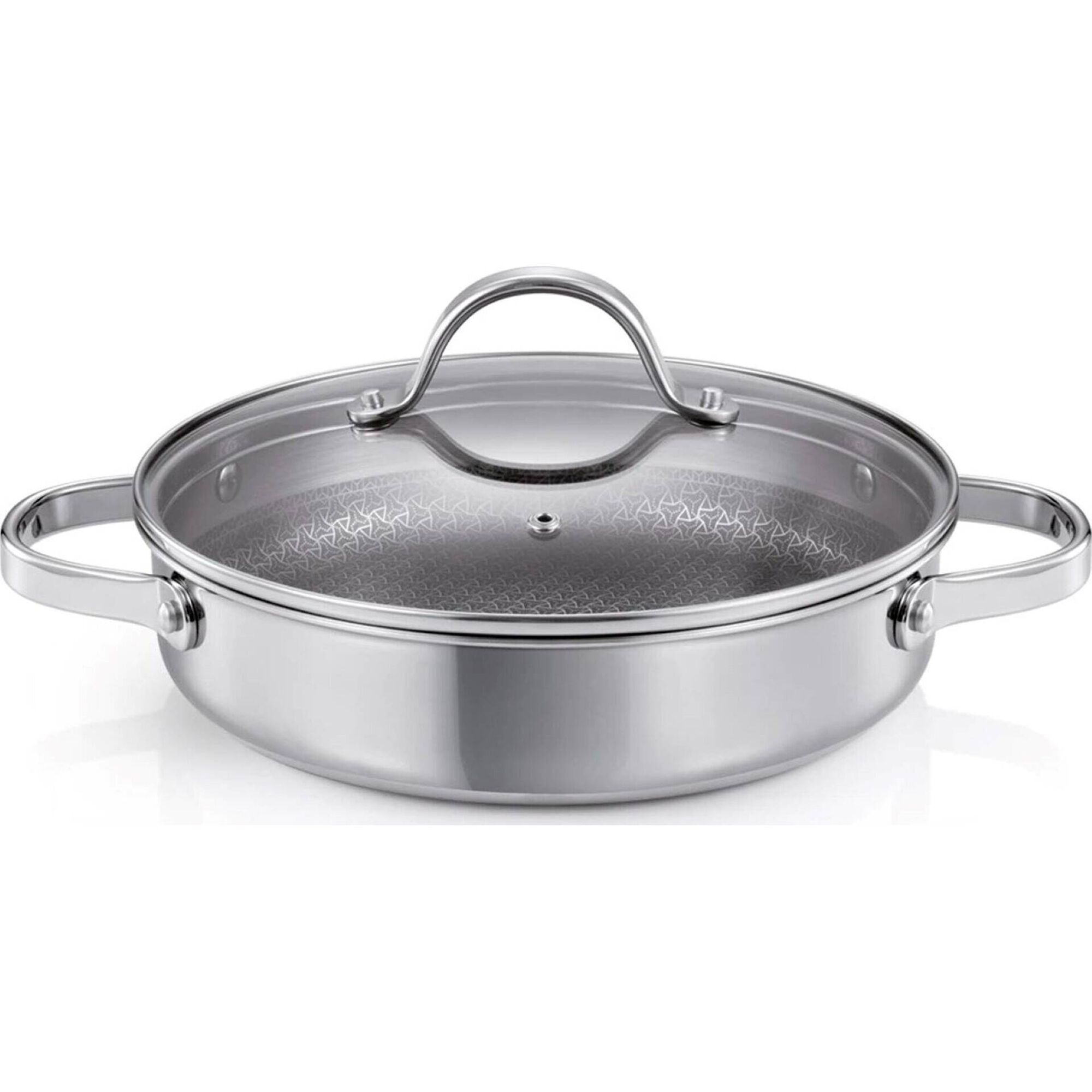 Ca&ccedil;arola Baixa Steelcraft 24cm Tescoma
