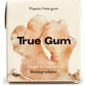 Pastilhas El&aacute;sticas de Gengibre e A&ccedil;afr&atilde;o True Gum