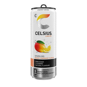 Bebida Energ&eacute;tica em Lata Gaseificada Manga e Lim&atilde;o sem A&ccedil;&uacute;car Celsius