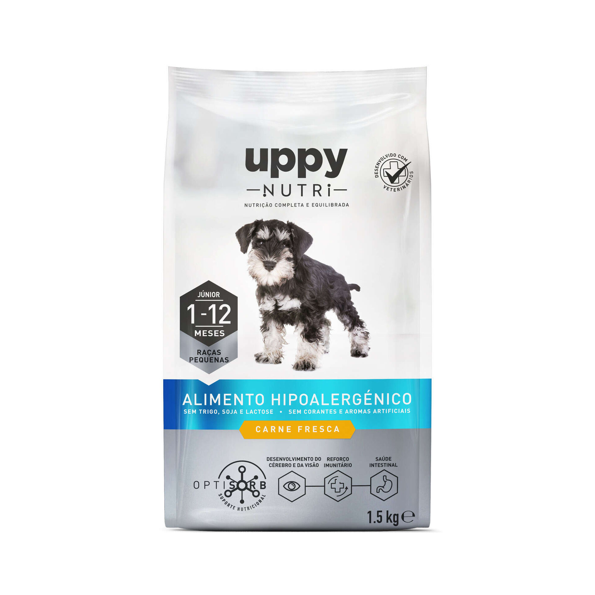 Ração para Cão Júnior Frango emb. 1.5 kg - Uppy Nutri | Continente