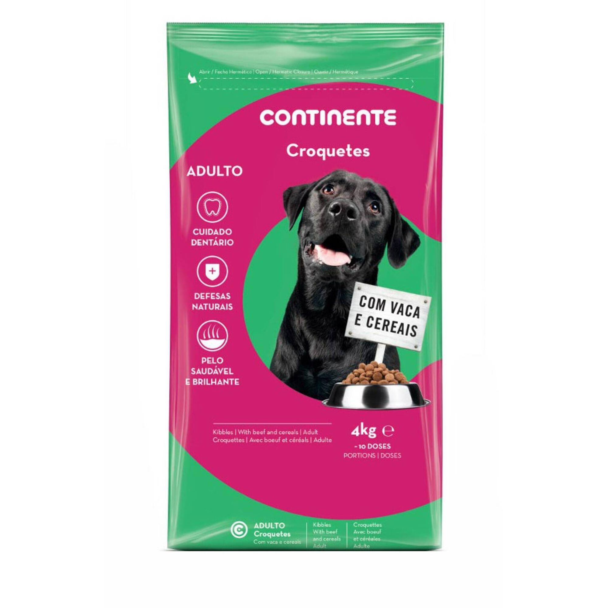 Ração para Cão Adulto Croquetes Vaca e Cereais