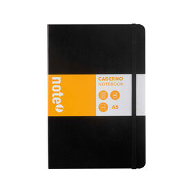 Caderno Agrafado com Elástico A5 Pautado