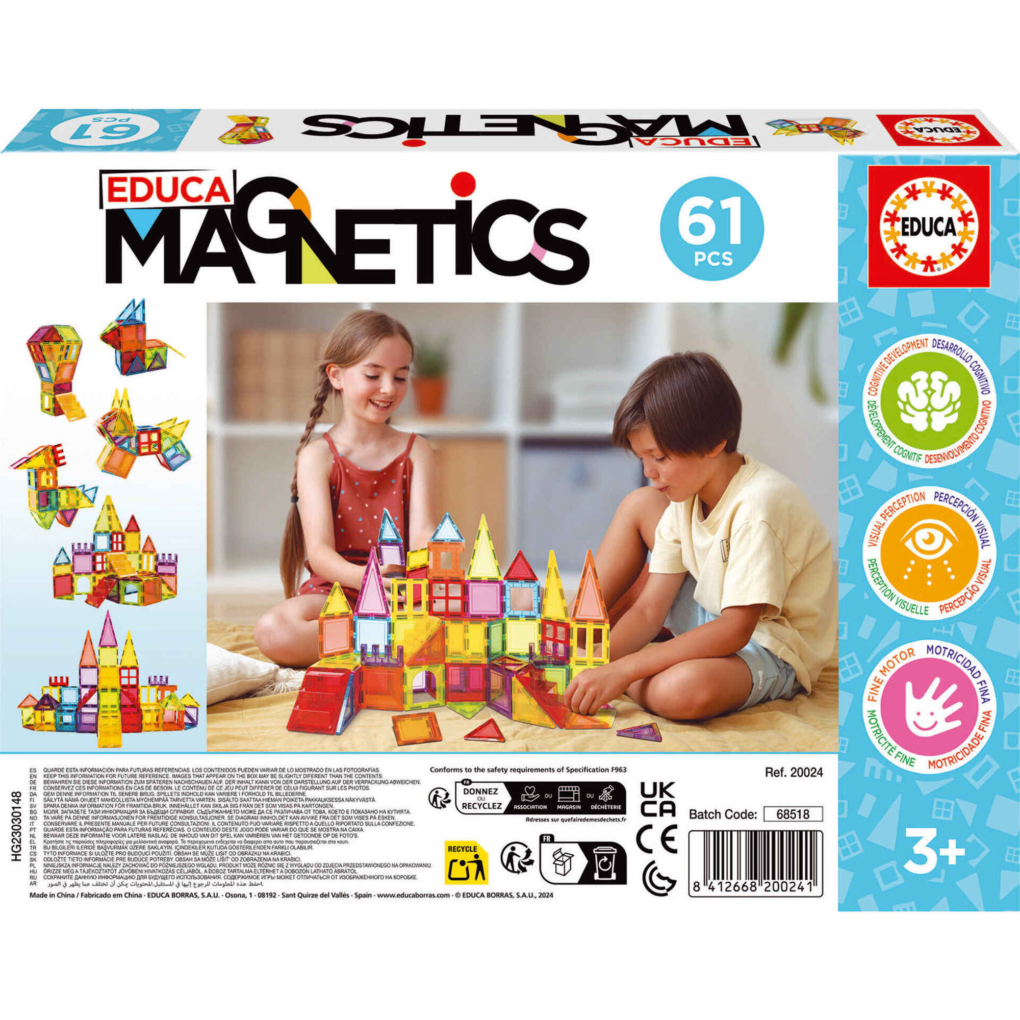 Educa - Jogo Magnetics 61 Pe&ccedil;as