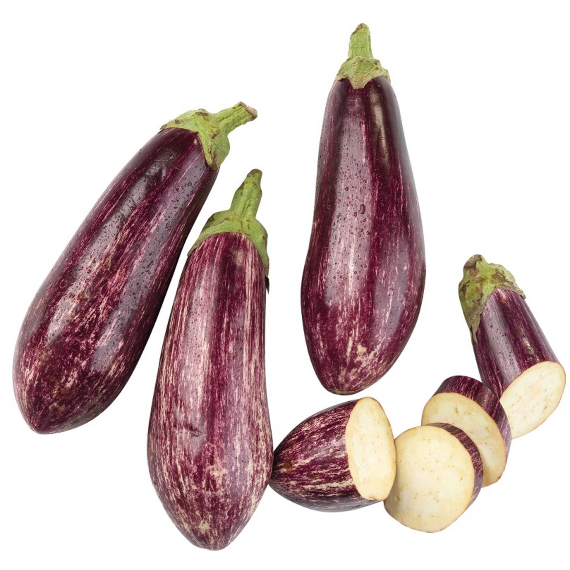 Beringela Raiada Roxa