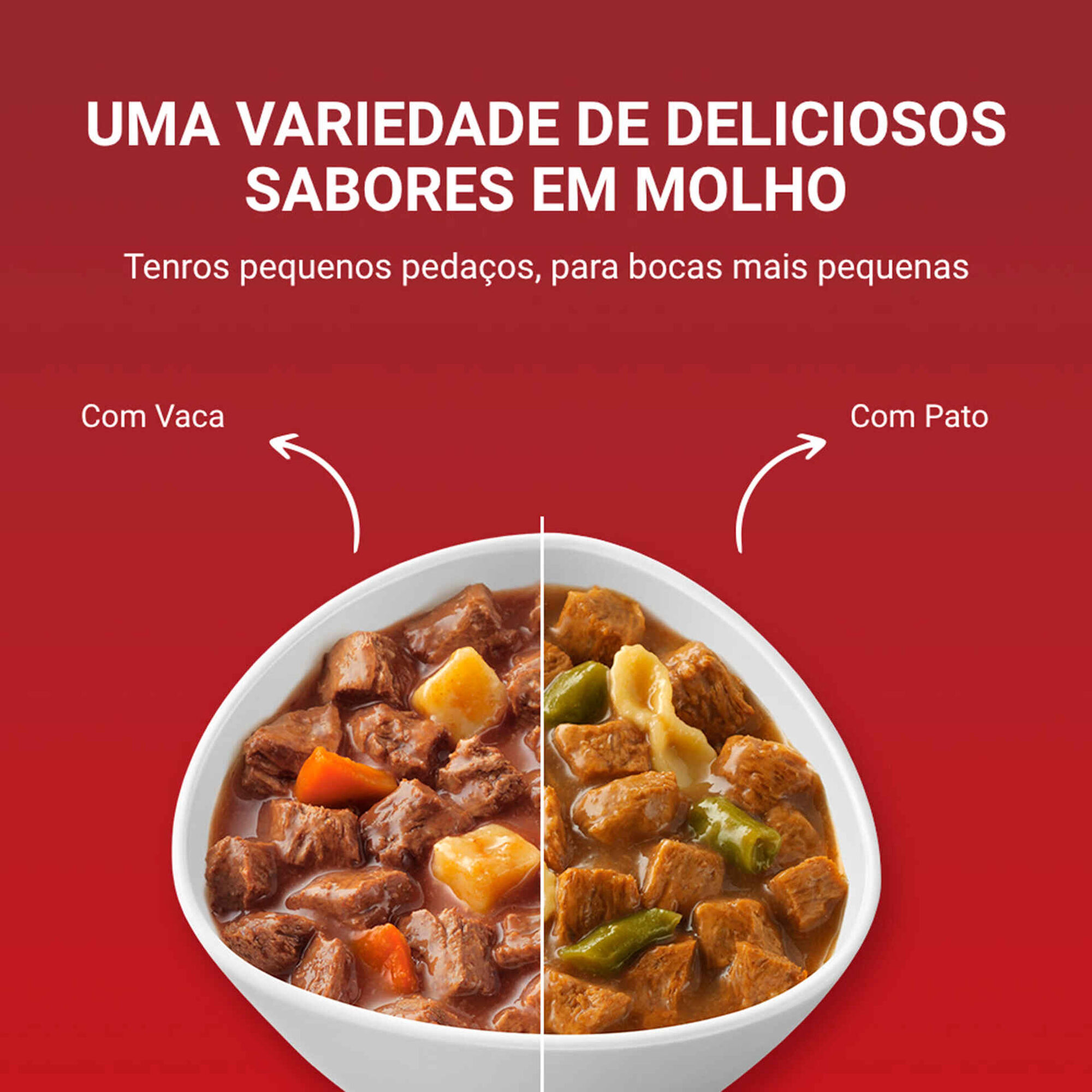 Comida H&uacute;mida para C&atilde;o Adulto Active Vaca Purina One Mini