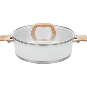 Caçarola Baixa Aço Inoxidável 24cm Omega