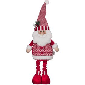 Pai Natal em Pé Veludo 70cm