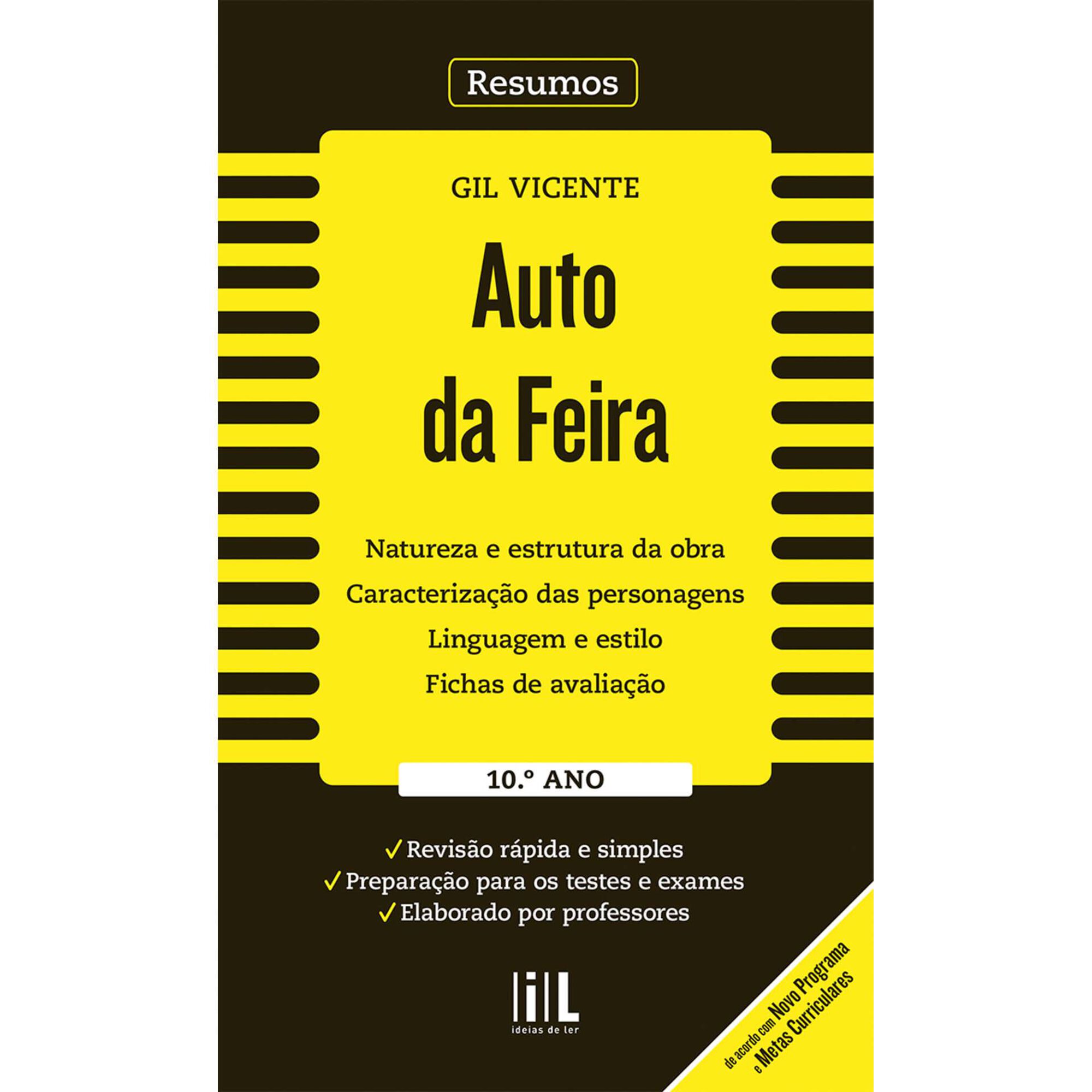 Resumos - Auto da Feira - 10&ordm; Ano