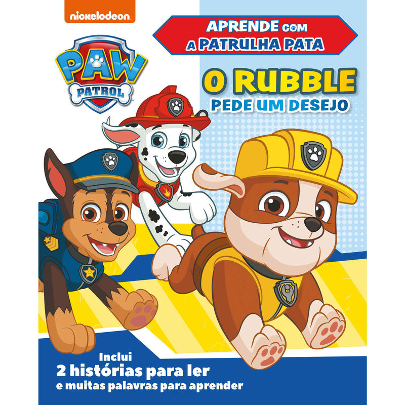 Aprende com a Patrulha Pata - O Rubble pede um Desejo de Nuvem de Letras