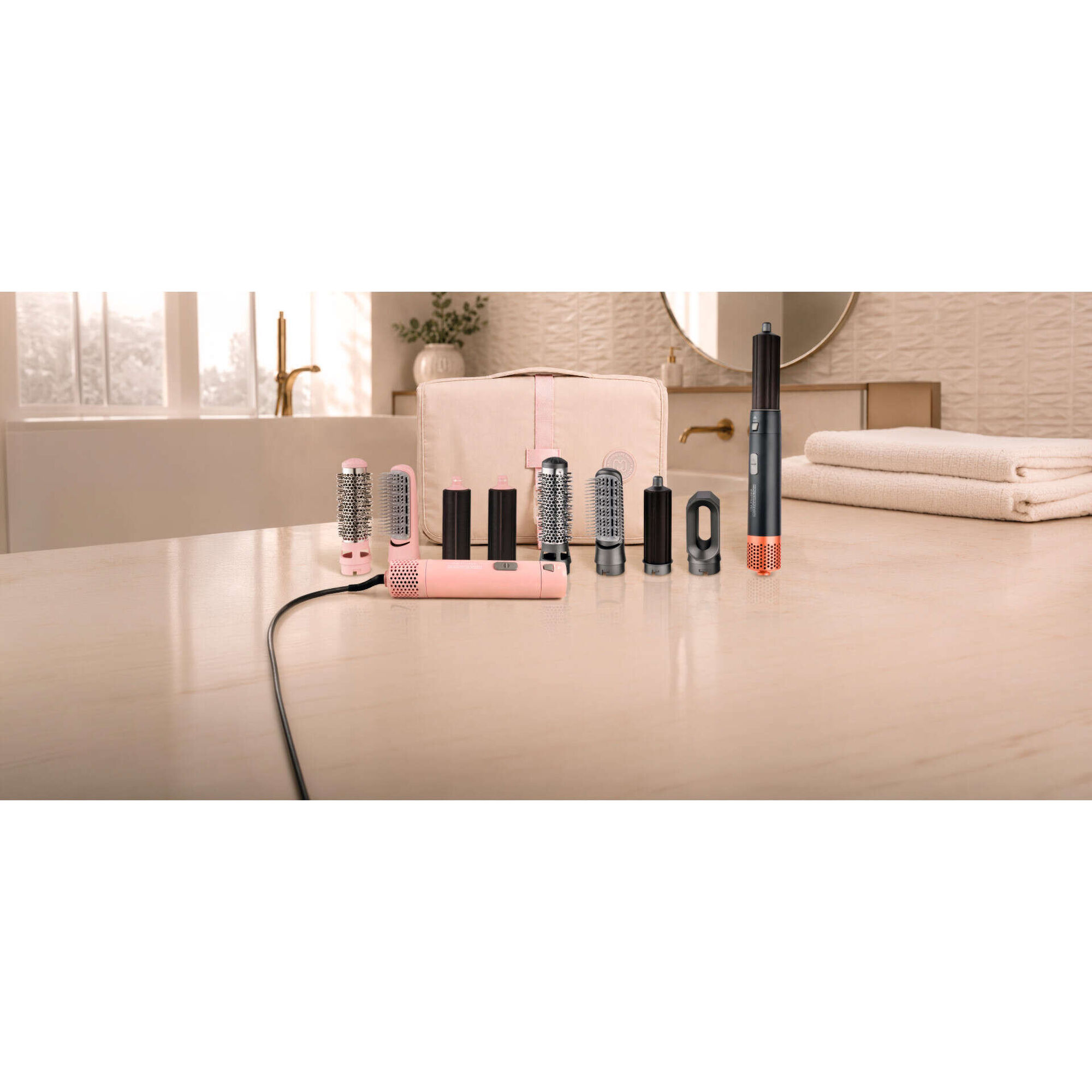 Modelador 5 em 1 com Necessaire Cinza Marshmallow