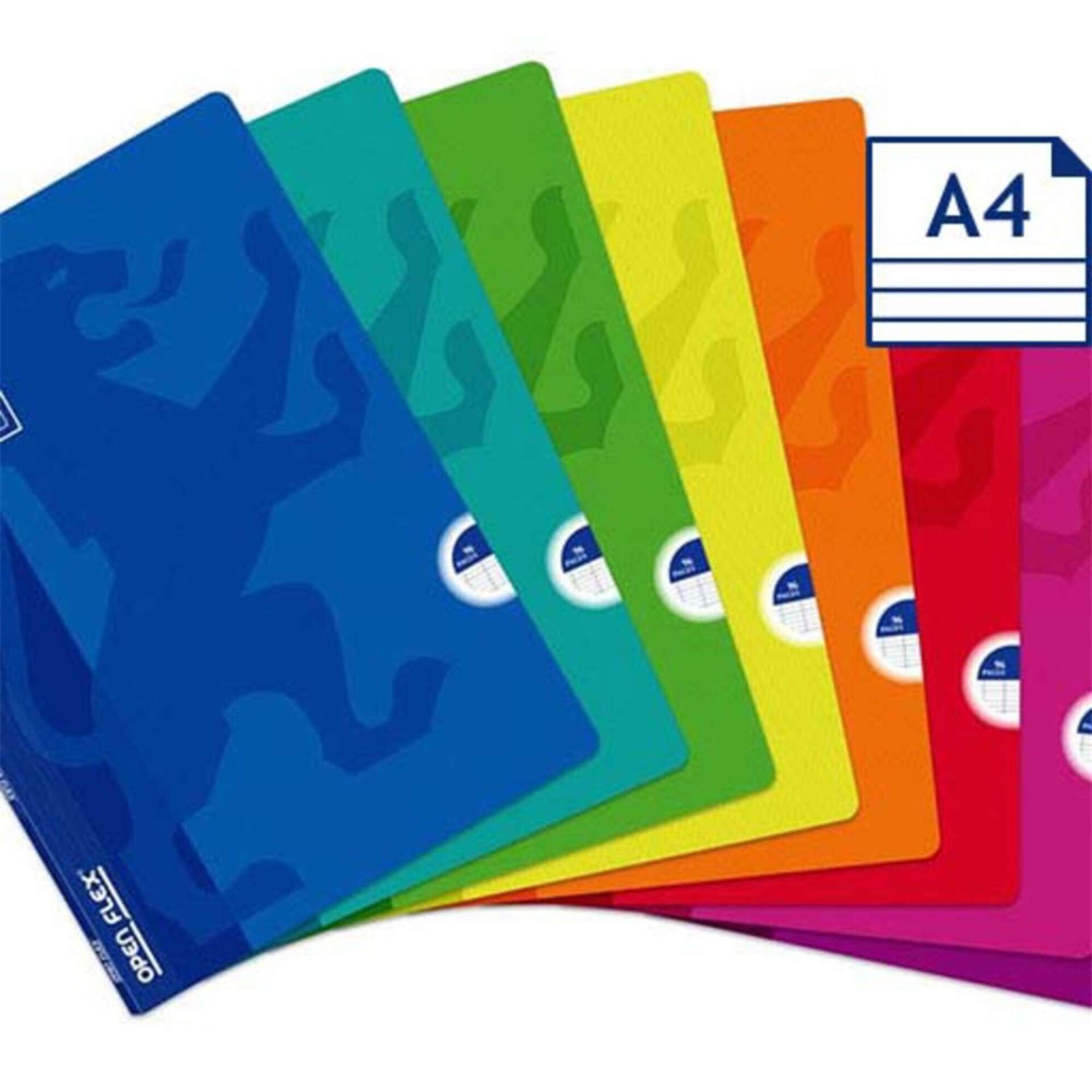 Caderno Agrafado Openflex A4 Pautado (várias cores)