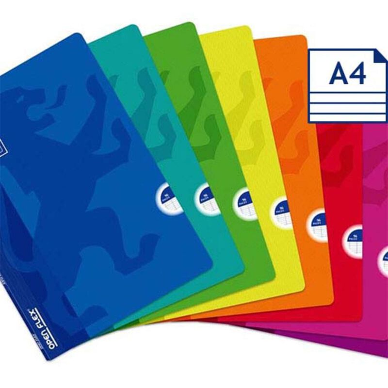 Caderno Agrafado Openflex A4 Pautado (várias cores) Oxford