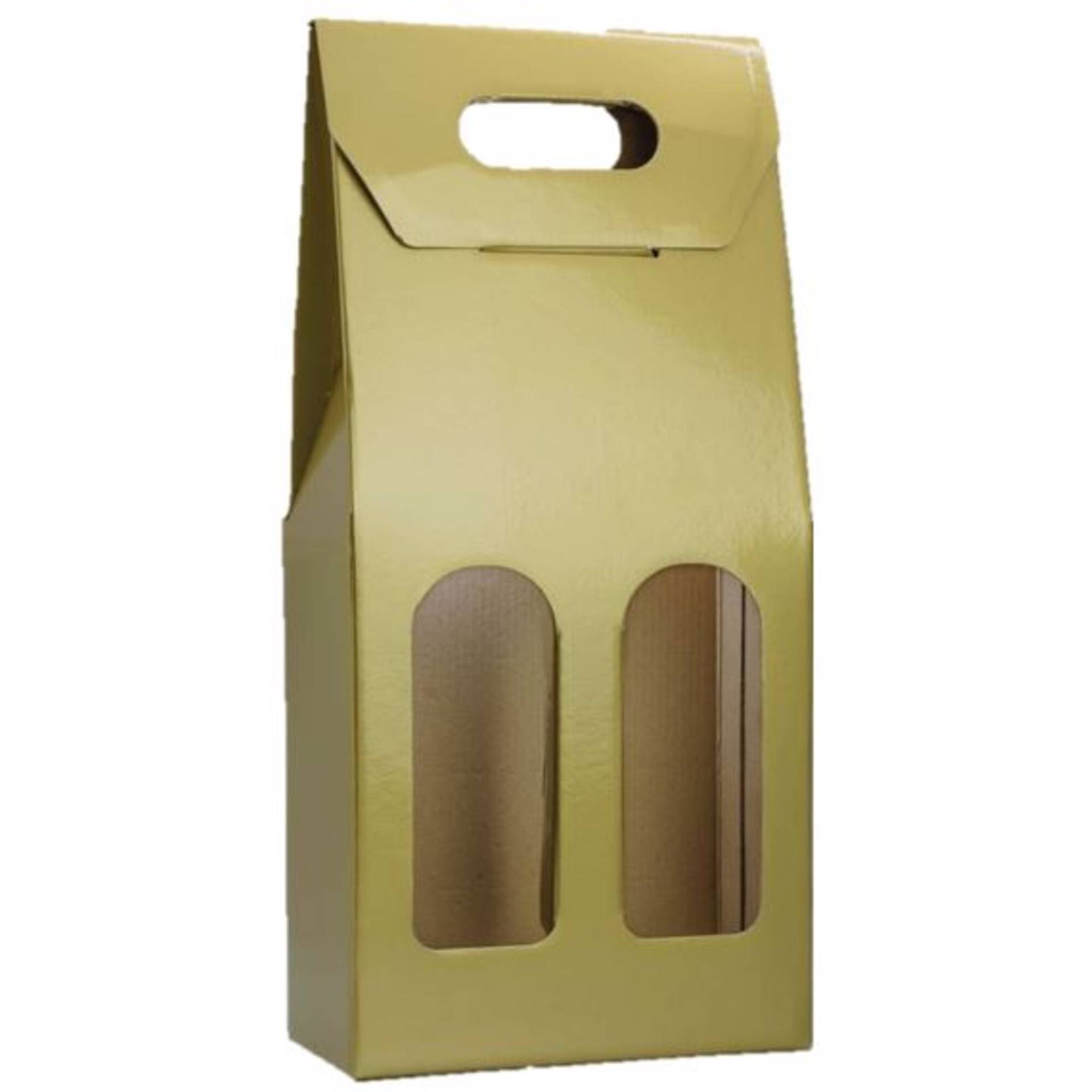 Caixa Presente para 2 Garrafas (várias cores)