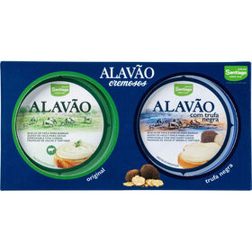 Conjunto Queijo Cremoso Trufa Alav&atilde;o